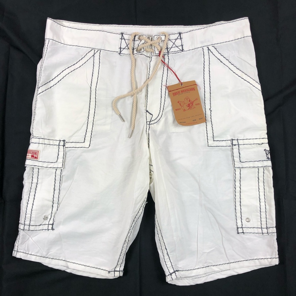 True a Religion Surf Swimwear Cargo Board Shorts